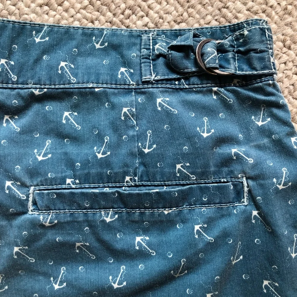 Vintage Polo Ralph Lauren Men’s Riviera Nautical Anchor Swim Trunks Late90s/Y2K